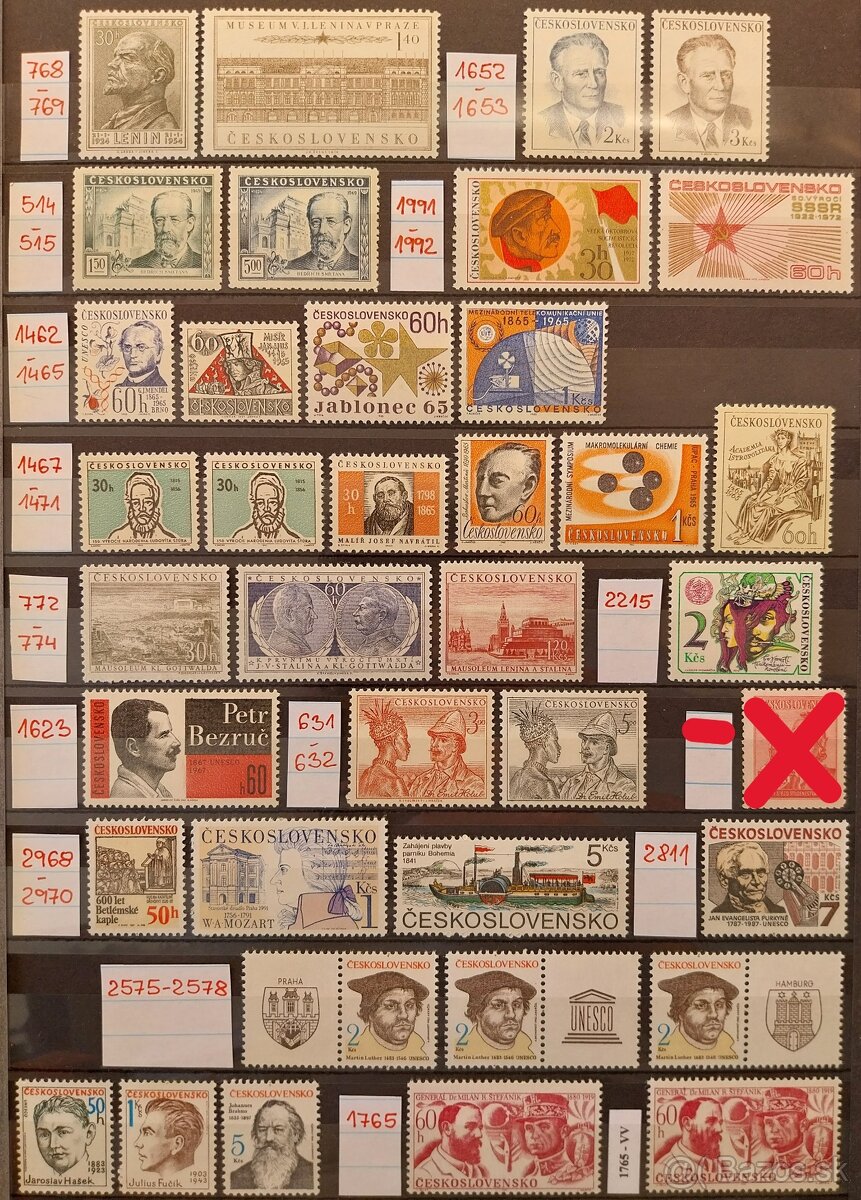 Známky ČSR – 3 - 9