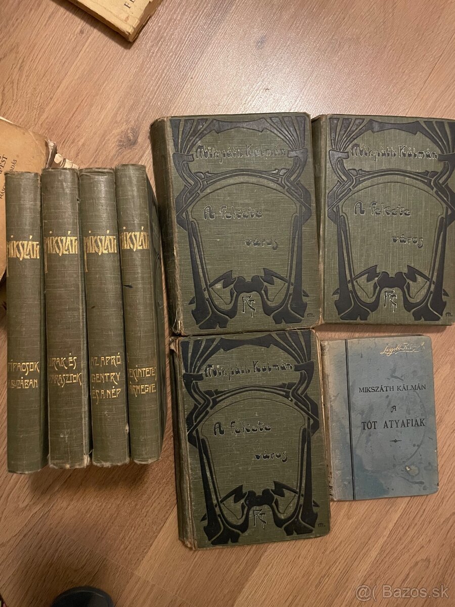 Knihy staré maďarské 1 - 9