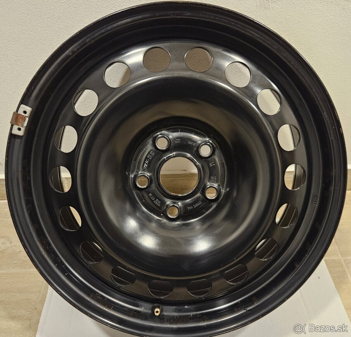 Originálne plechové disky VW - 5x112 r17 - 9