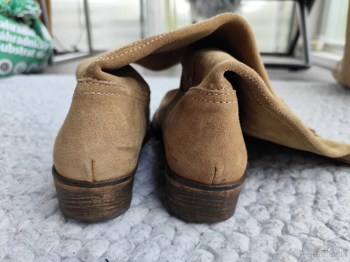 Dámske.kozene čižmy značka Lewis veľkosť 39 - 9