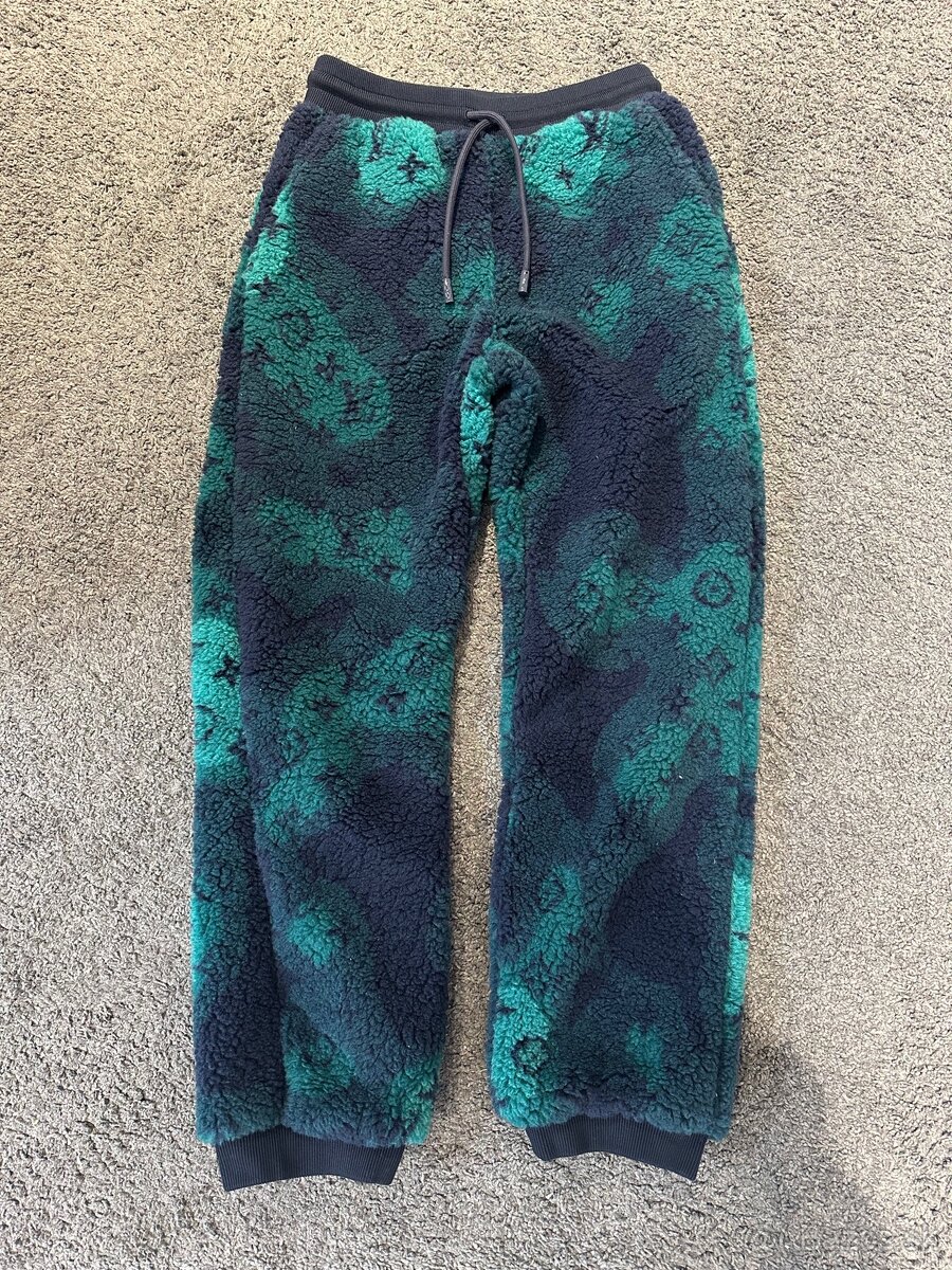 Louis vuitton jacket pants set blue monogram - 9