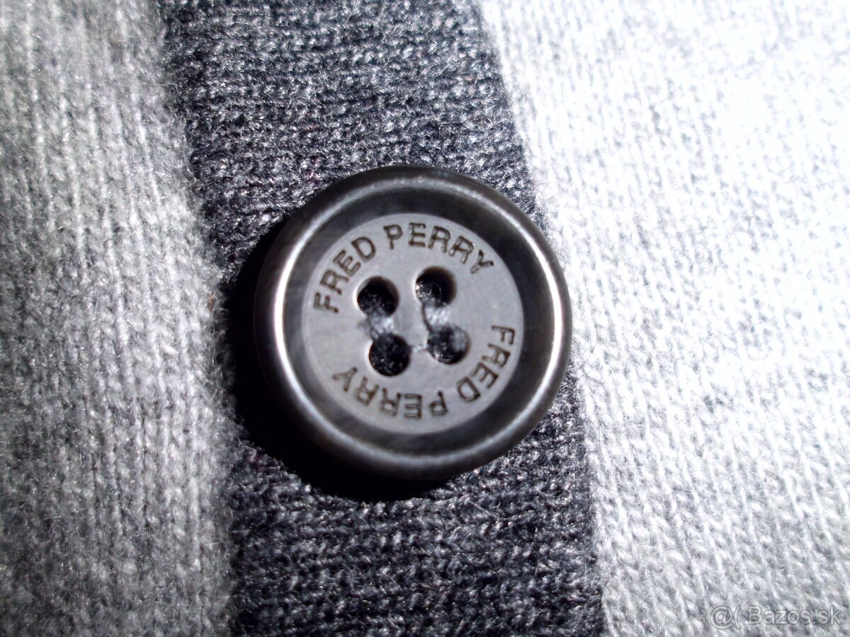 Fred Perry pánsky sveter vlna+kašmír M-S - 9