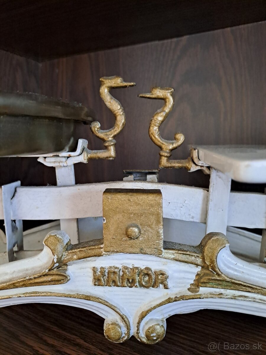 Váhy značky KAMOR, kuchyňské/kupecké, Karel Morawetz Úpice - 9