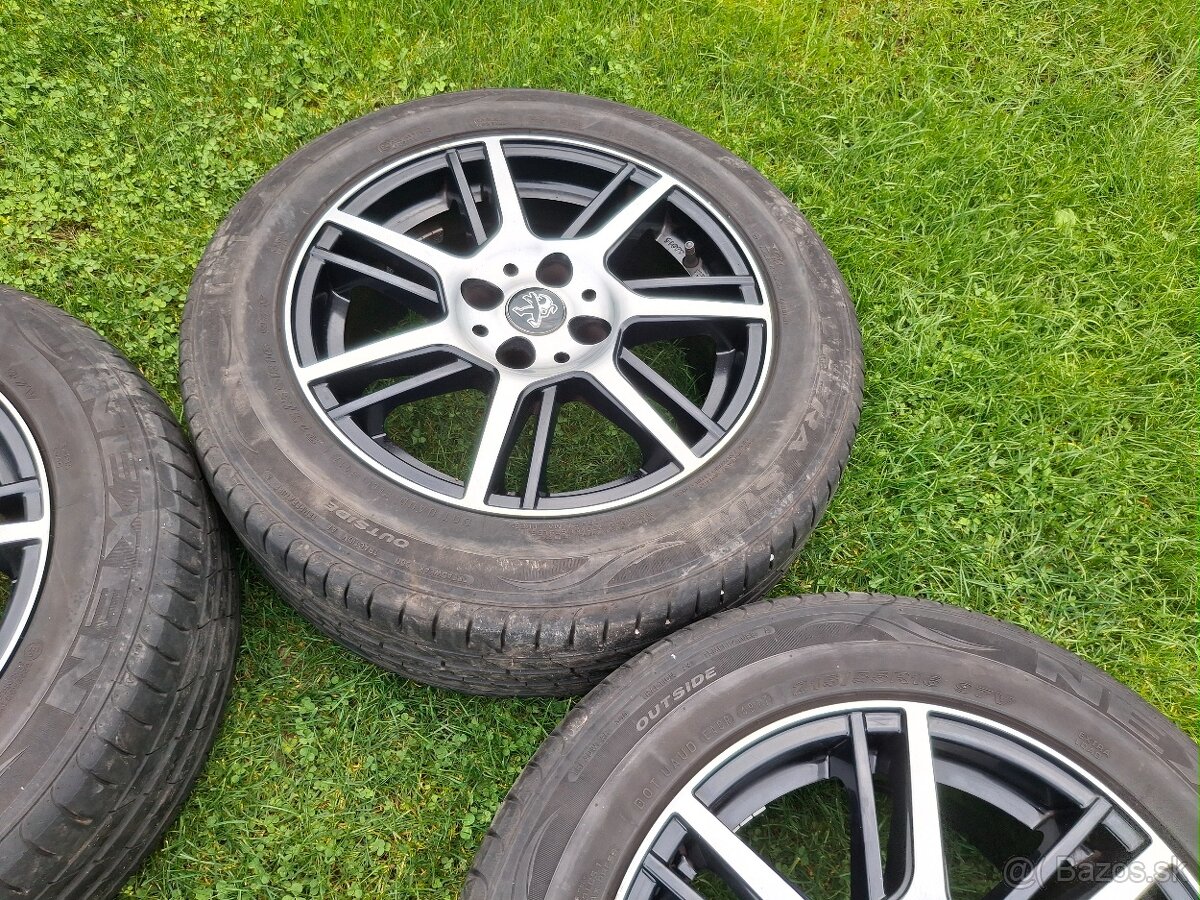 16" ALU 4x 108 + 215/55 r16 letné 7mm - 9