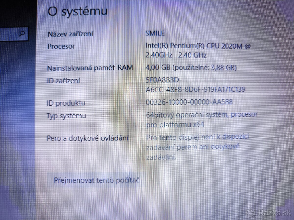 Predám notebook Toshiba satelitte C55 - 9