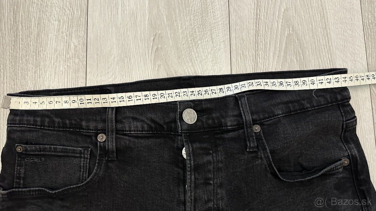 Pánske,kvalitné džínsy slim - G STAR RAW - veľkosť 34/32 - 9