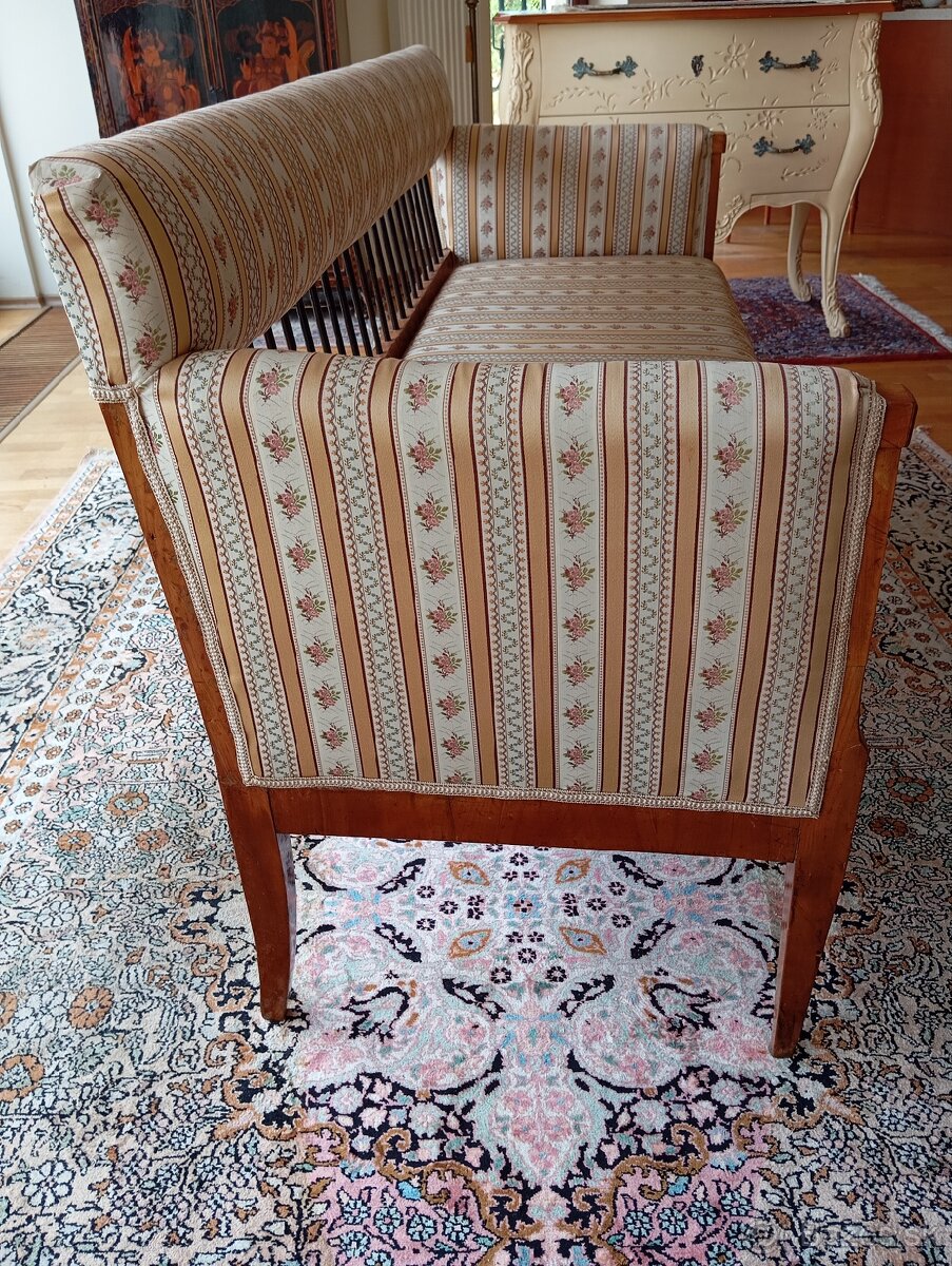 AKCIA ✨Vzácna Biedermeier lavica z r. 1830✨ - 9