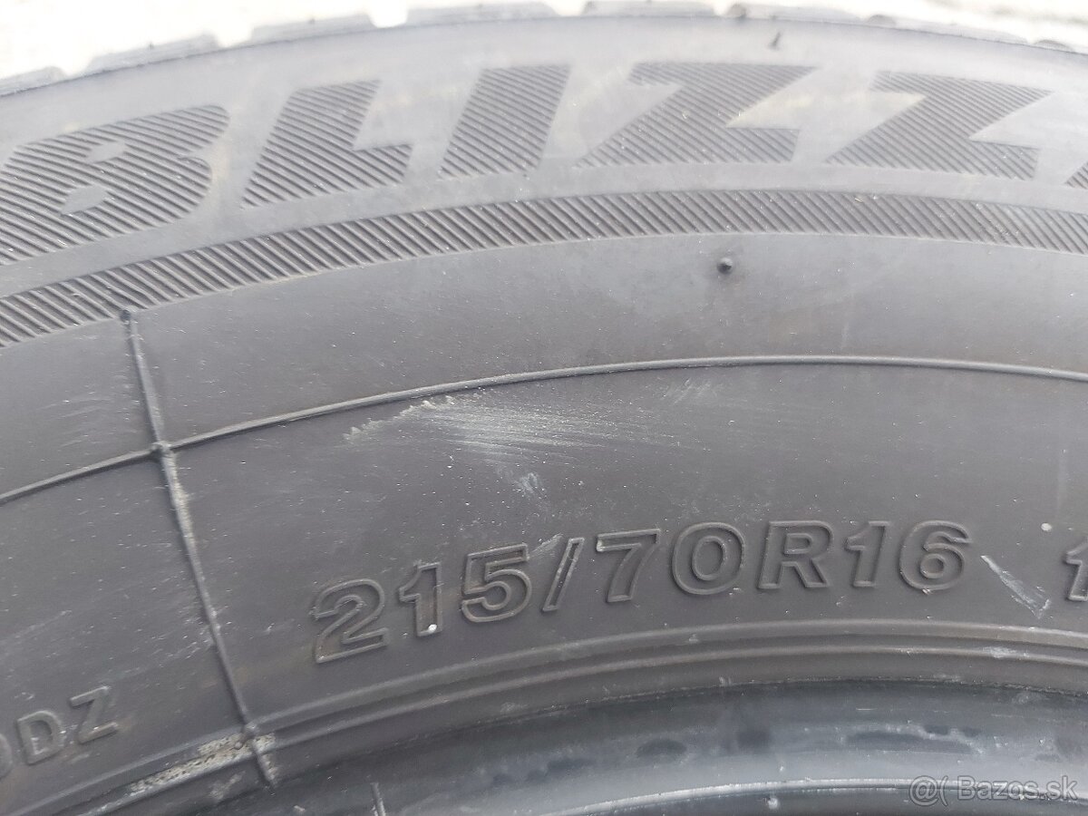215/70R16 BRIDGESTONE zimné pneumatiky - 9