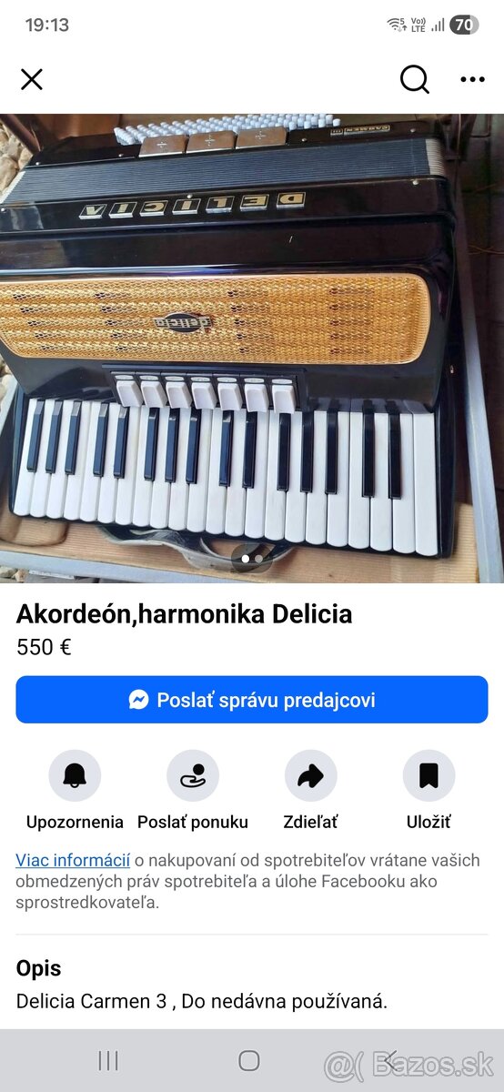 Predam akordeon Delicia - 9