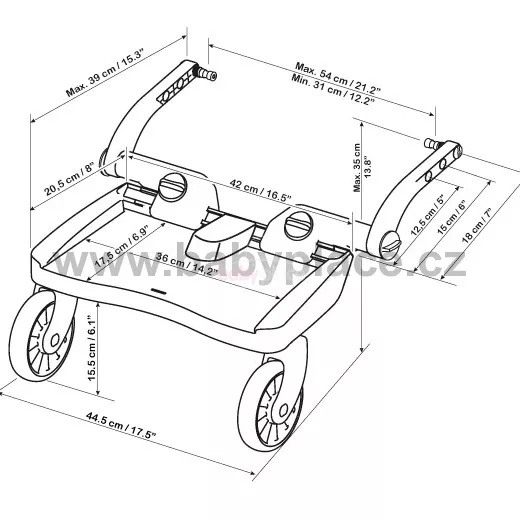 Stúpatko za kočík Lascal Buggy Board Maxi - 9