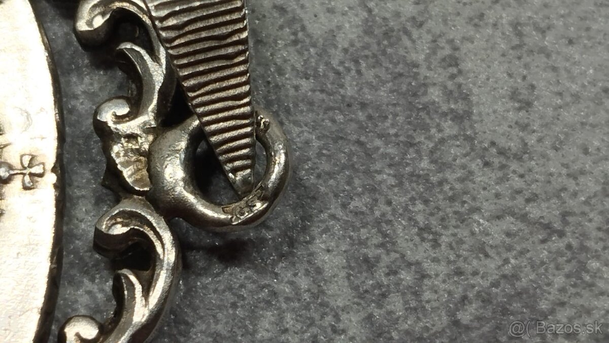 Tolar Marie Terezie přivěšek, stříbro, AG, 31,8g - 9