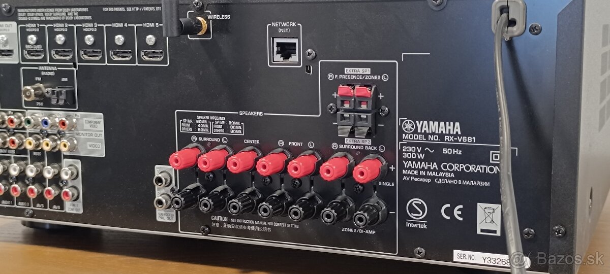 7.2 AV receiver Yamaha RX-V 681 - 9