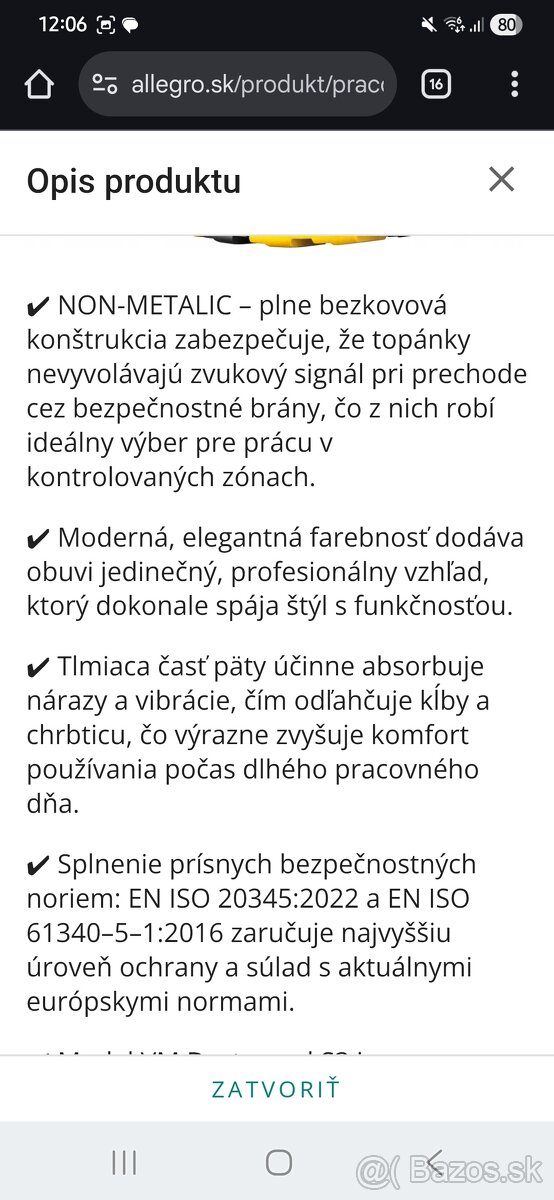 Bezpečnostná obuv veĺ. 42 - 9