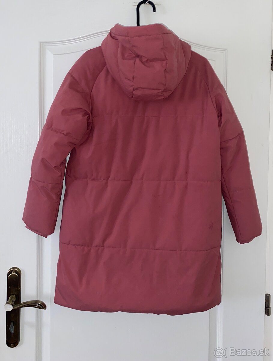 4F dievcenska staroruzova zimna bunda velkost 146 - 9