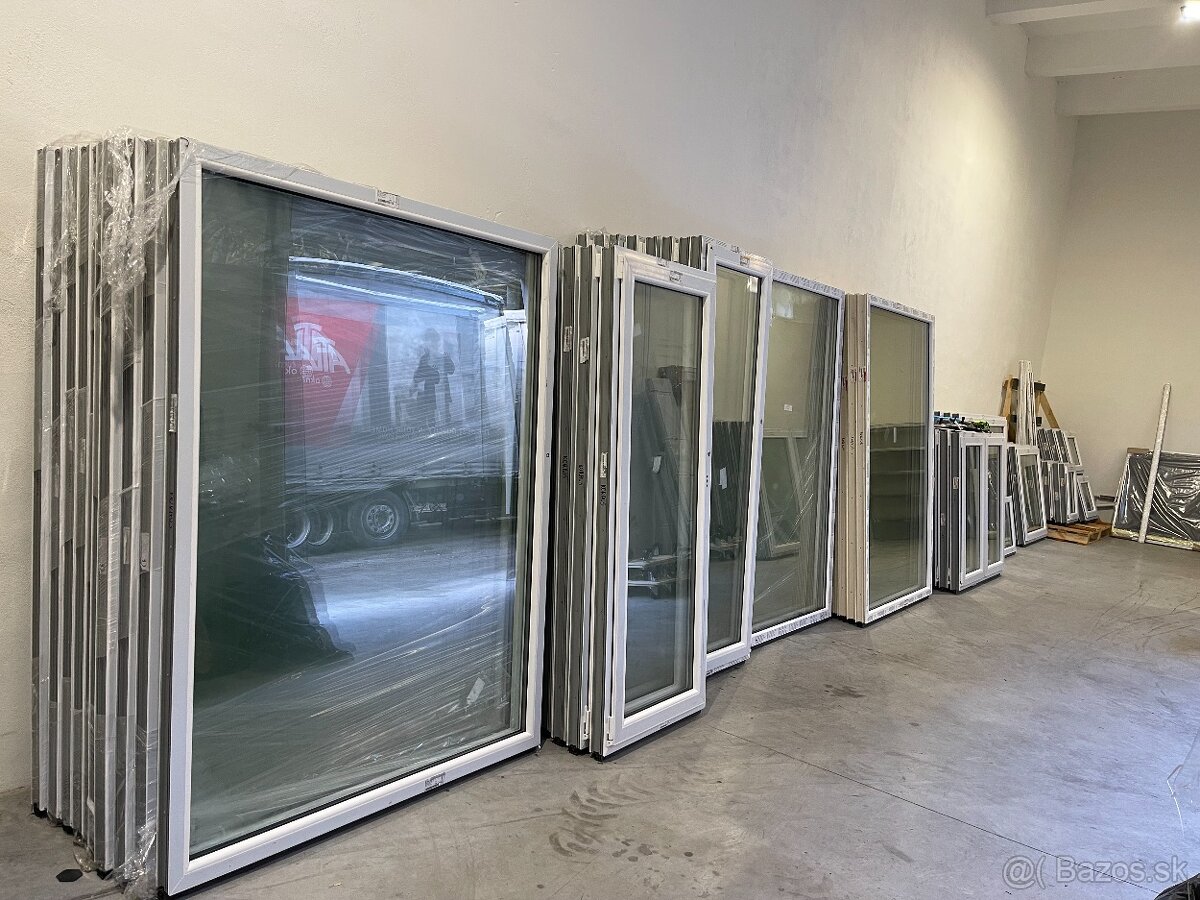 Plastové okná,biele,nové - 9