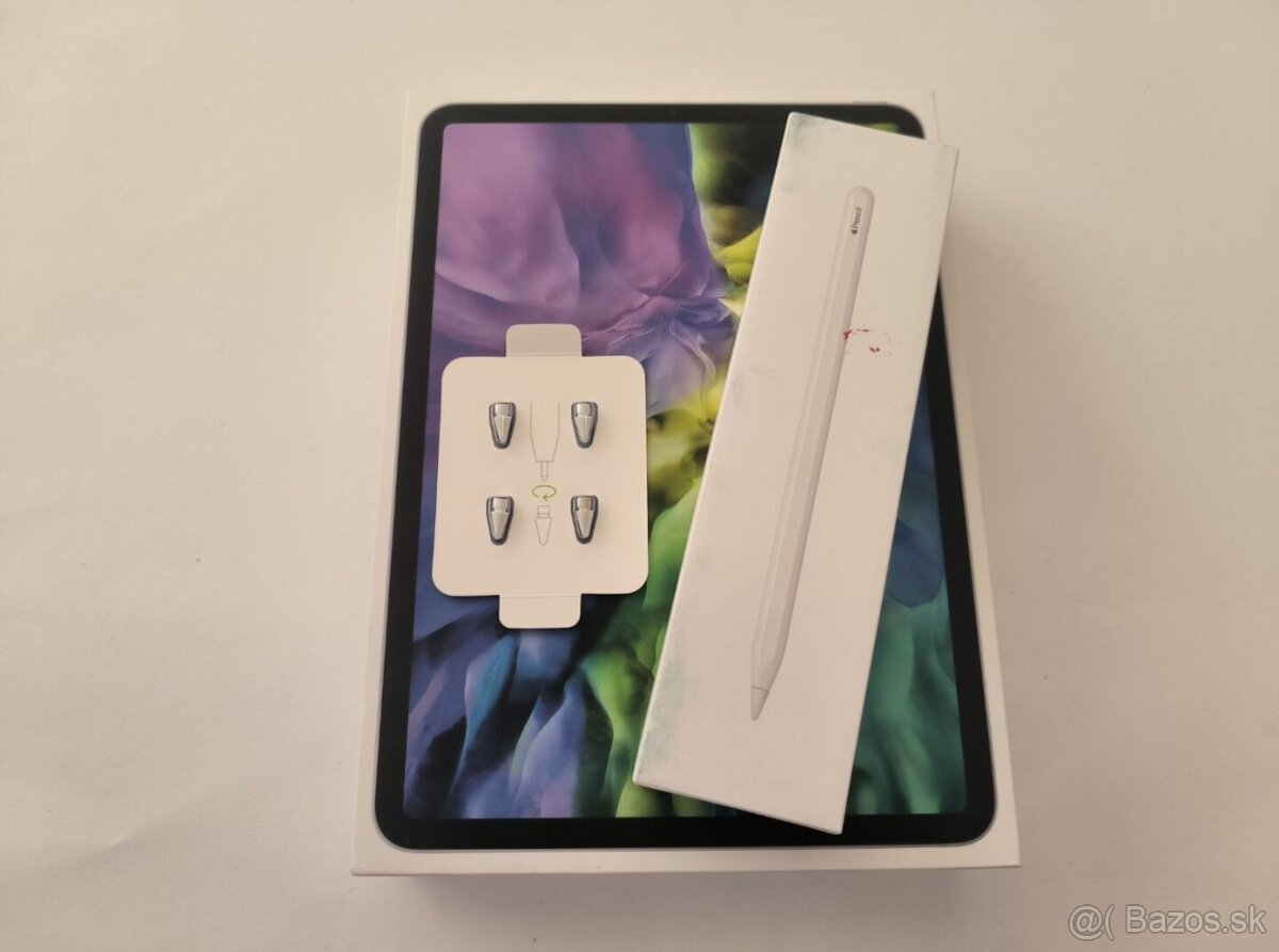 apple ipad PRO 11 128gb Silver / 2.Generácia +pencil - 9