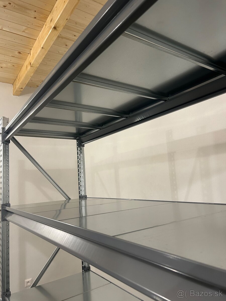 Policovy regál pozinkovaný, priemyselný - 9