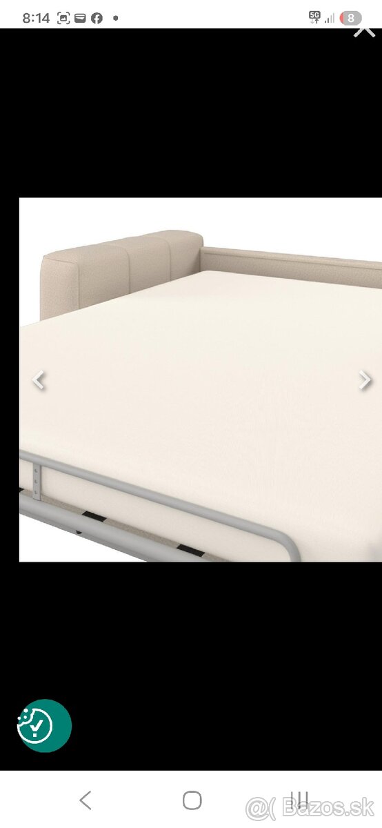 Rozkladacie pohovka s matracom - 9