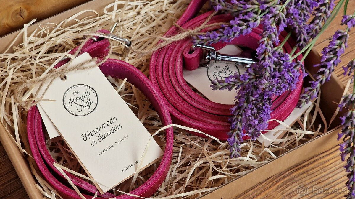 KOŽENÉ VODÍTKÁ A OBOJKY – RUČNÁ VÝROBA - 9