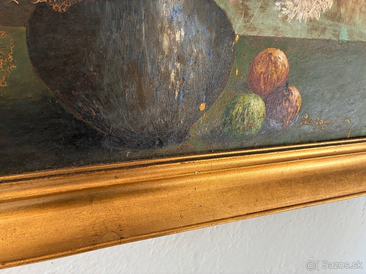 Olejomaľba na doske - 9