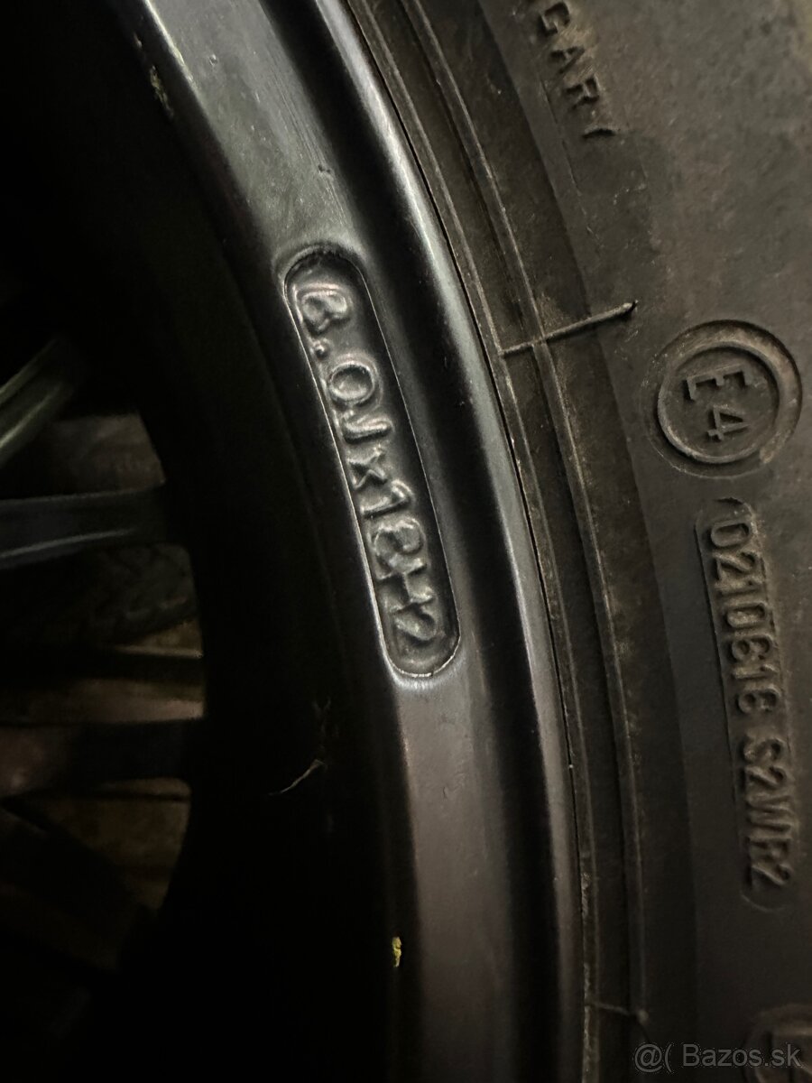 5x108 R18 8J ET50,5 CMS C8 63,4 + 235/60 R18 zimné - 9