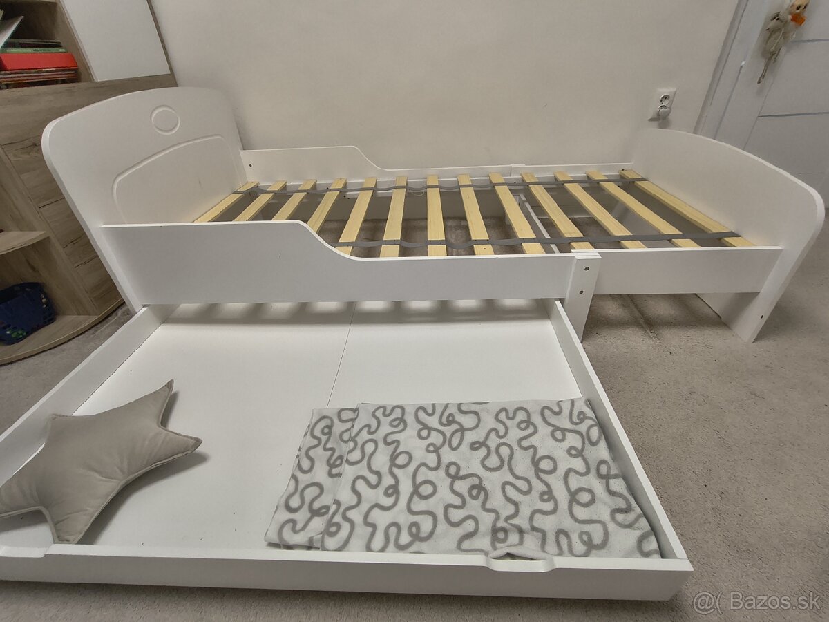 Rastúca posteľ - Dĺžkovo nastaviteľná posteľ pre deti Enna - 9