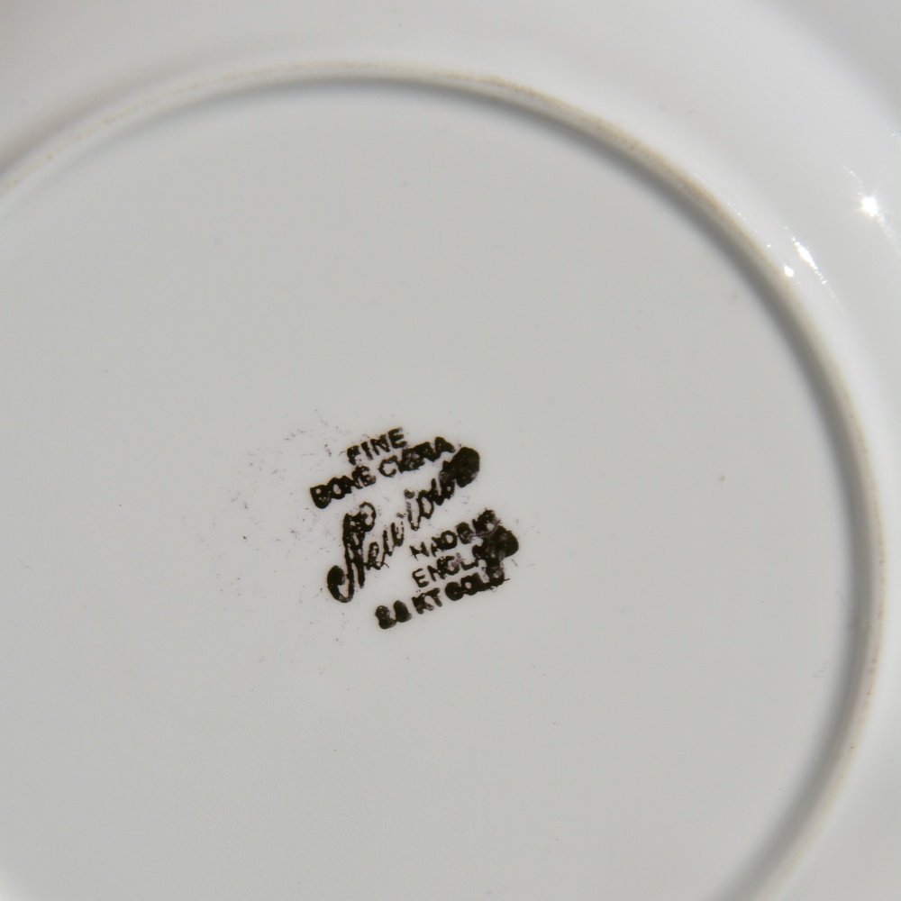 Starožitný porcelánový trojset - Gavalier a predavačka - 9