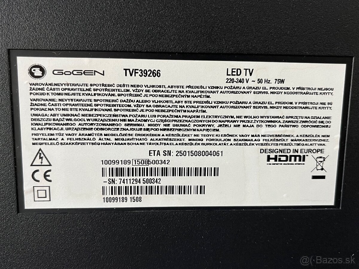 Gogen TVF39266 FHD 99cm - 9