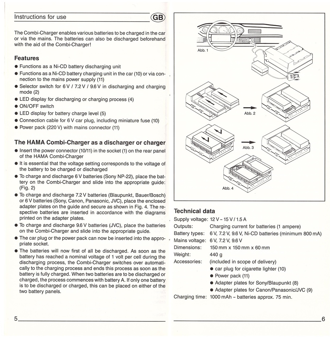 Univerzálna nabíjačka Hama Combi Charger - 9