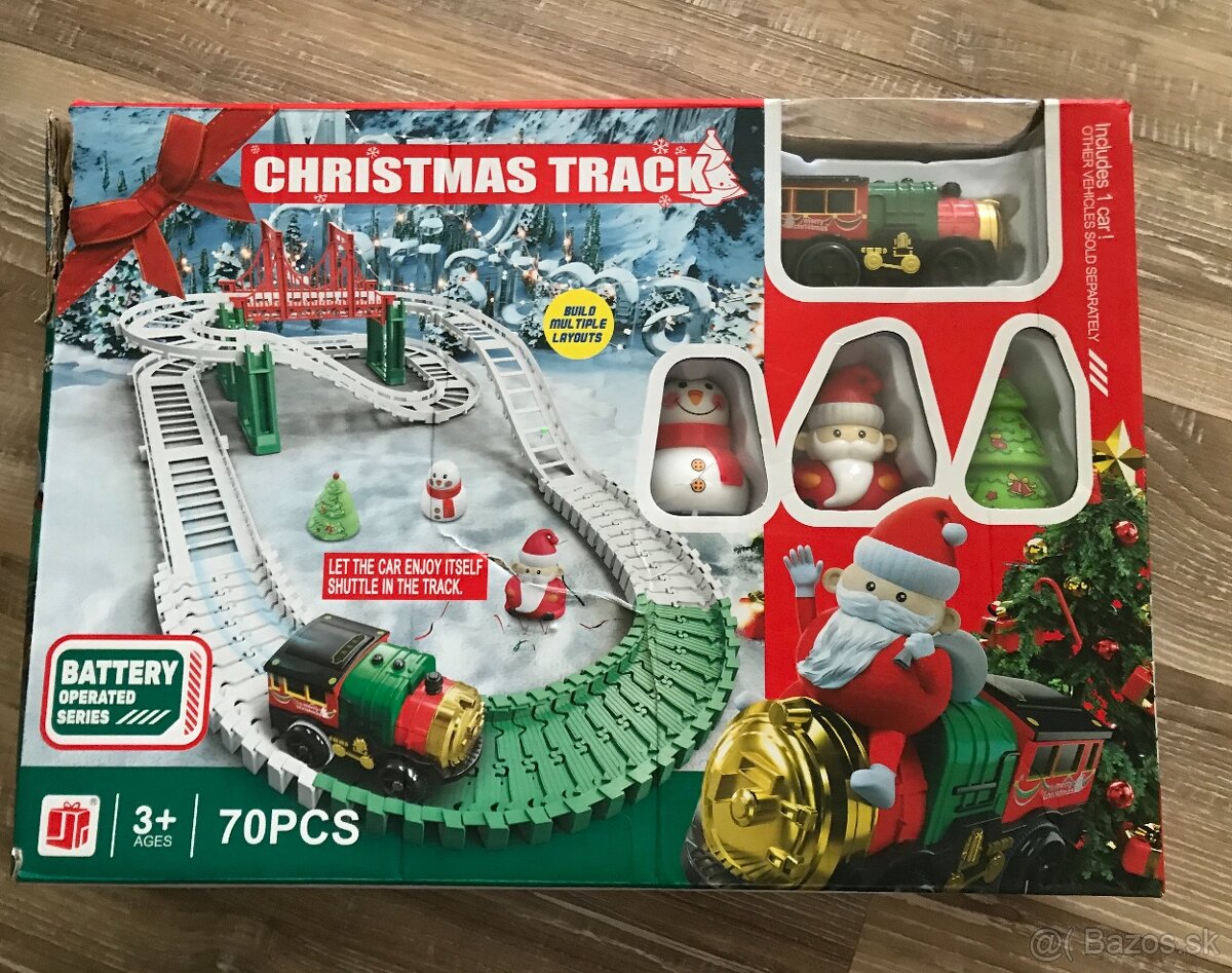 Hračka Vianočný vláčik na baterky/Nové - 9