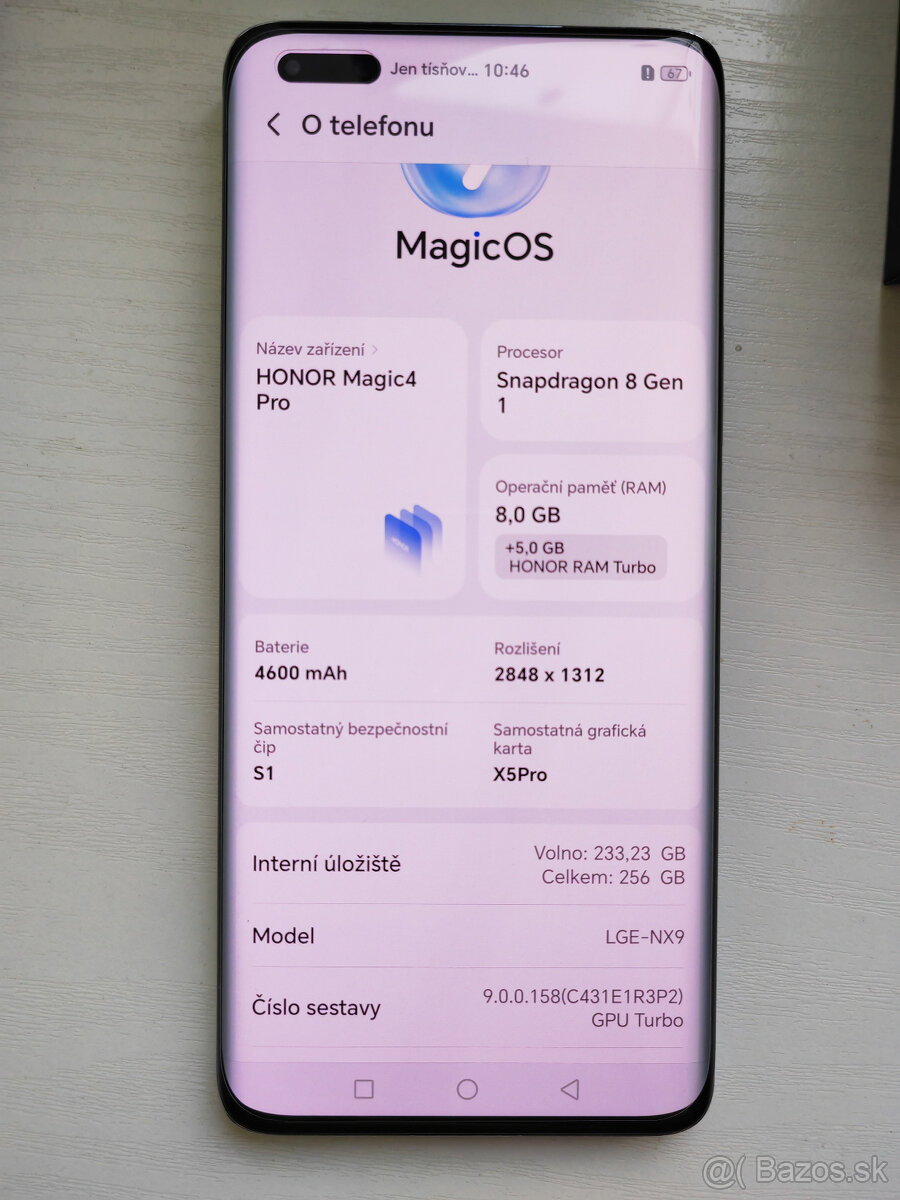 Honor Magic 4 Pro 5G 8/256 GB Nový - 9