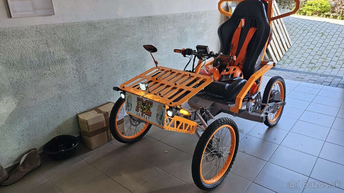 Terénny vozik 2x 1500W 40km/h dojazd 50km pre vozičkárov - 9