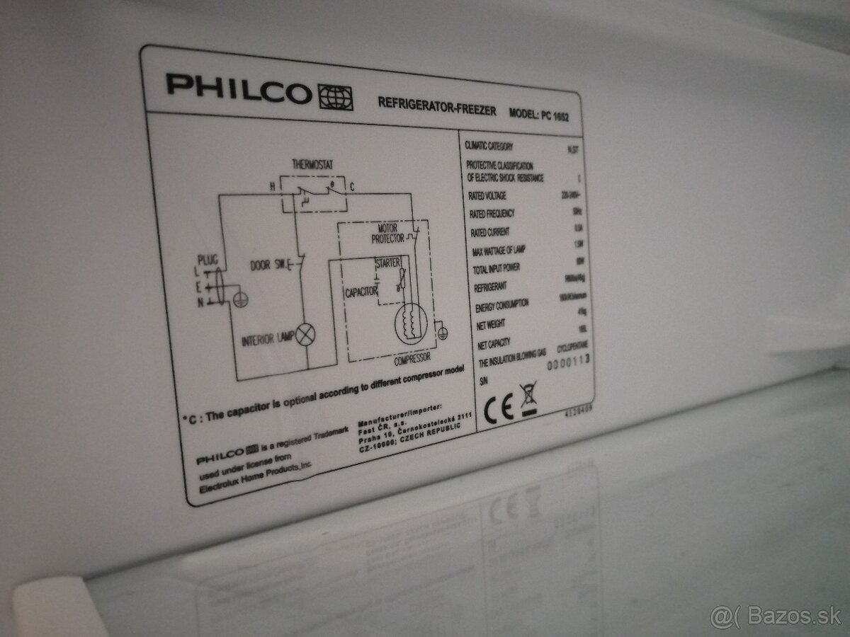 Chladnička (+mraznička) Philco PC 1652 - 9