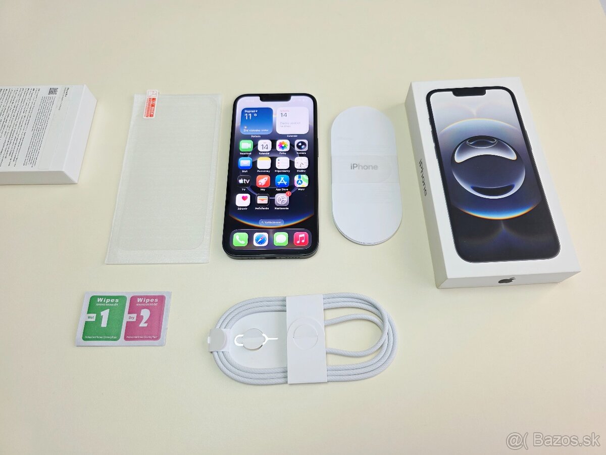 APPLE IPHONE 16e 128GB TOP STAV,BATERKA 95% - 9