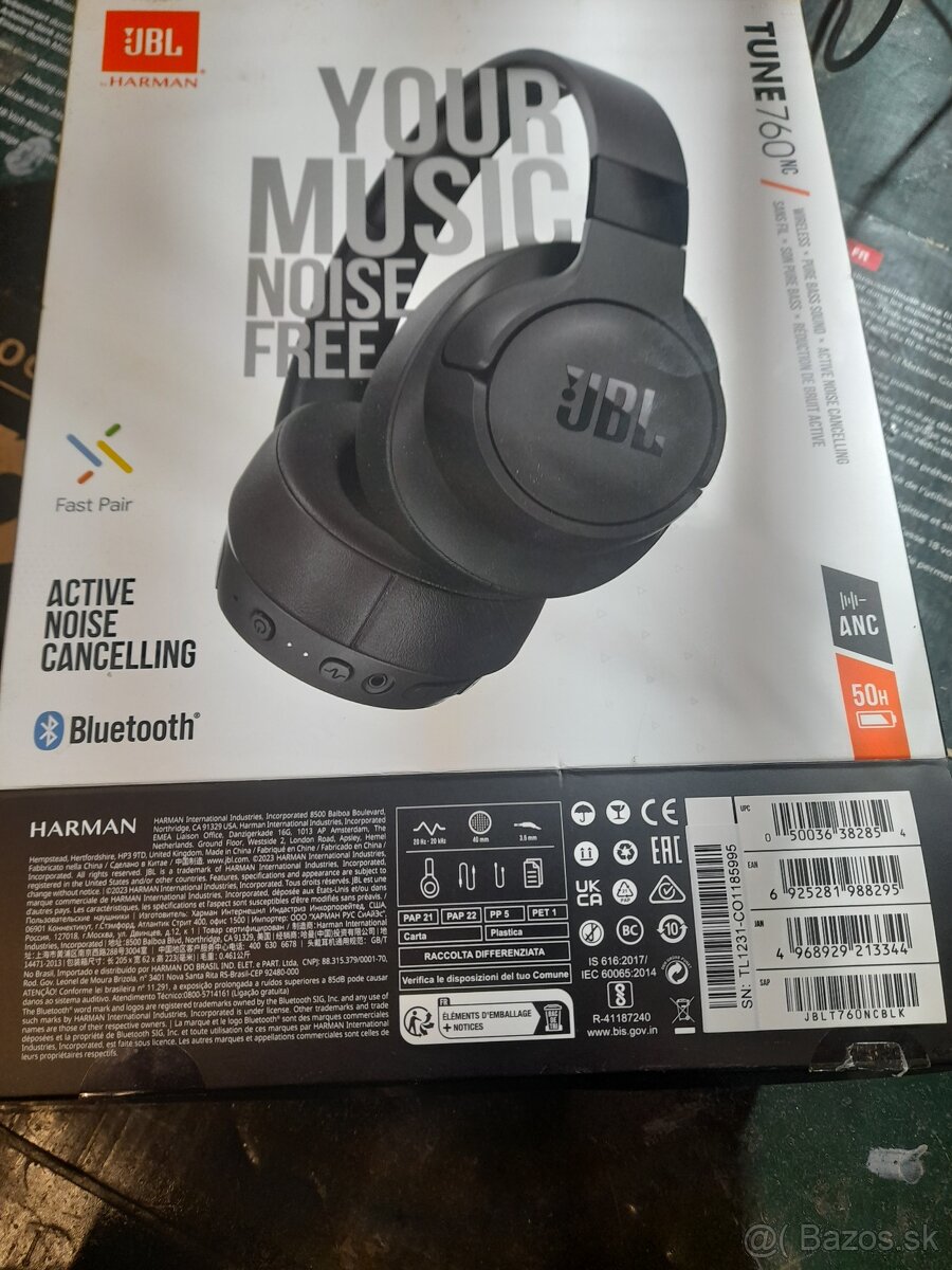 Predám slúchadlá JBL TUNE 760NC - 9