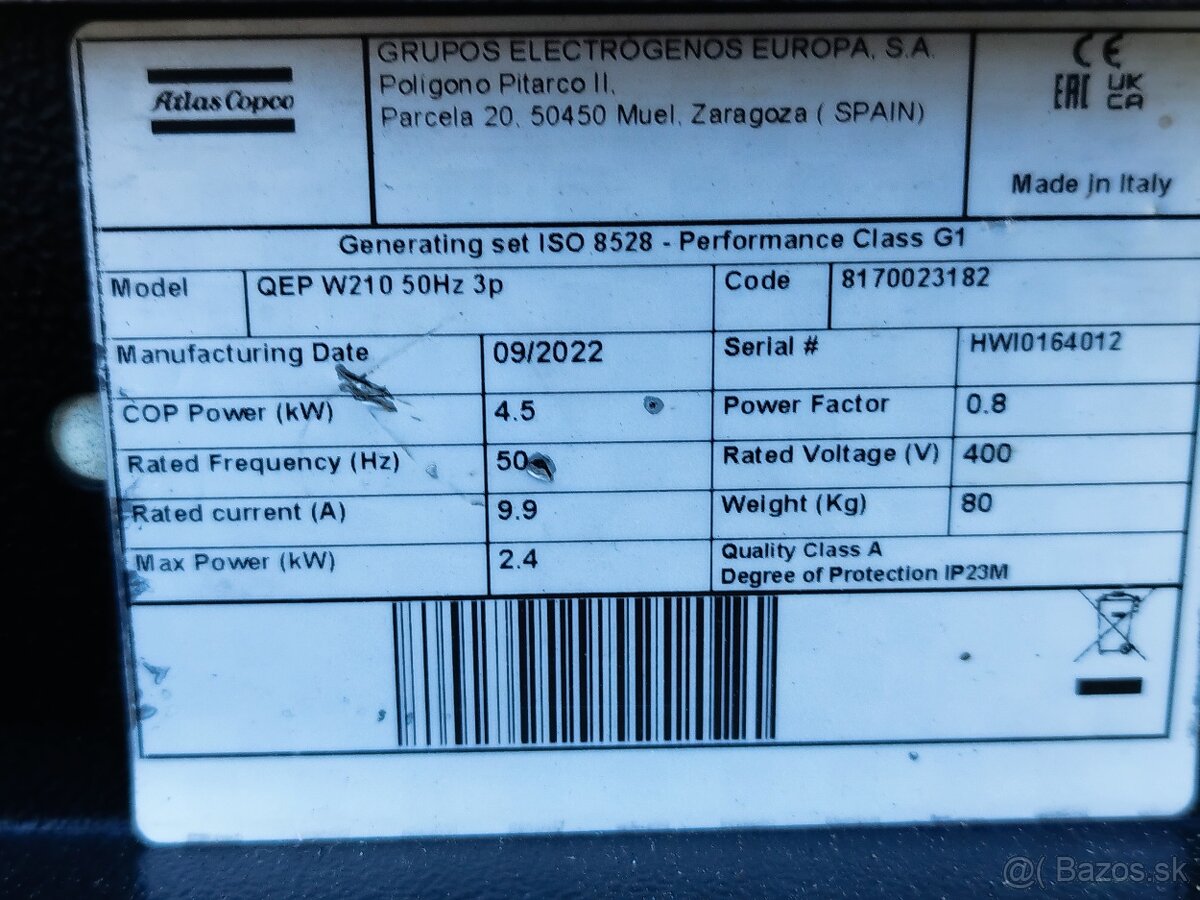 Honda elektrocentrála plus zvaracka 2v1 top stav - 9