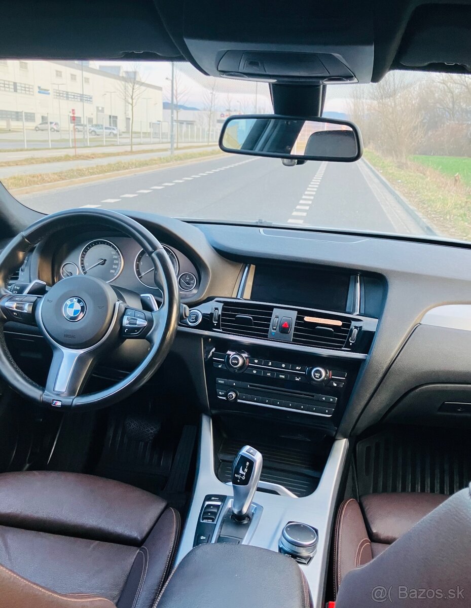 BMW X4 xDrive20d M-Sport, hnedá koža, veľmi pekný stav - 9