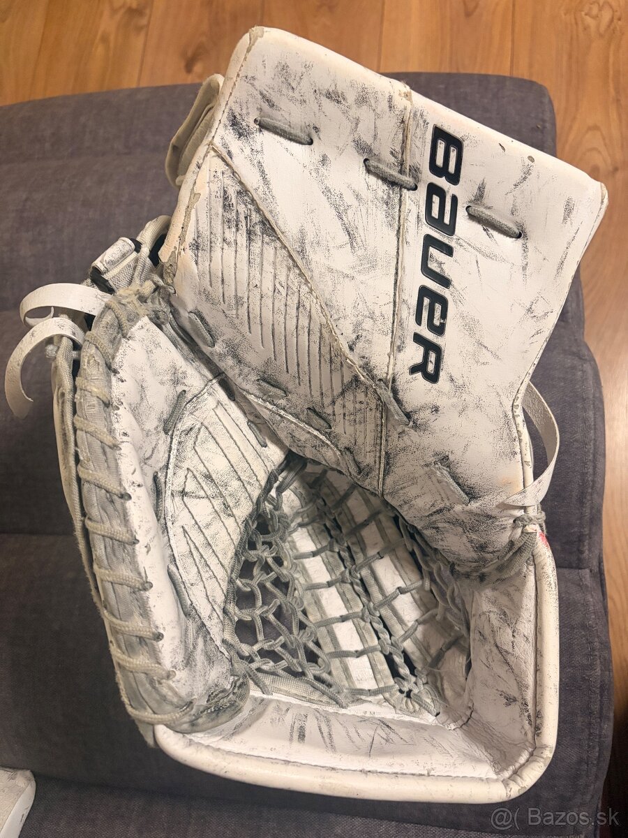 Brankarske hokejove rukavice,kolenacky,suspenzor,prilba - 9