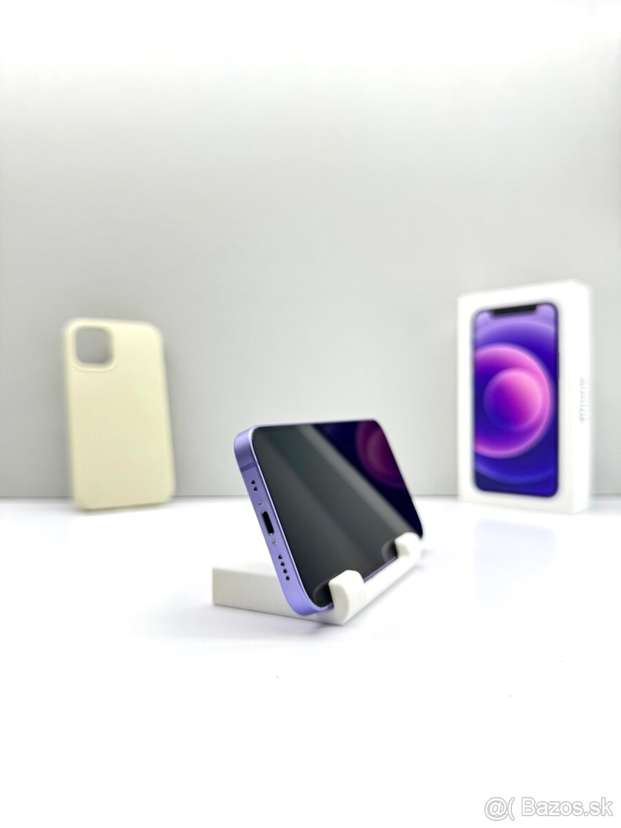 iPhone 12 MINI PURPLE NOVÁ BATÉRIA 100% - 9