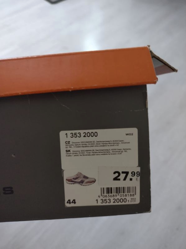 od 7€ topanky, obuv - 9