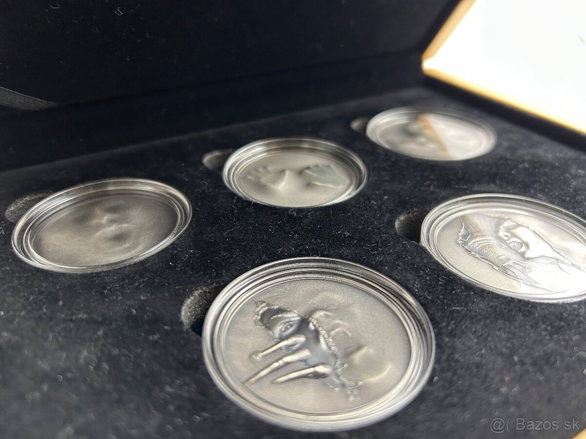 Investičné striebro Ag 999 strieborné mince zbierka - 9