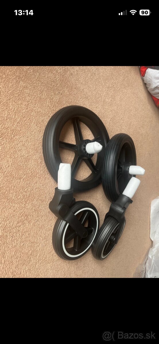 Cybex Balios S Lux 2v1 Magnolia Pink + nove kolesa na kocik - 9