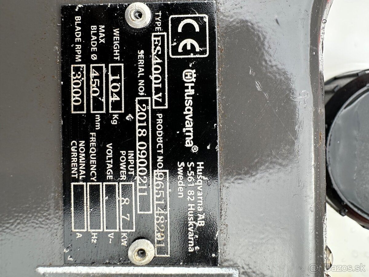 Rezačka motorovej píly 45 cm Husqvarna FS400 Honda 390 - 9