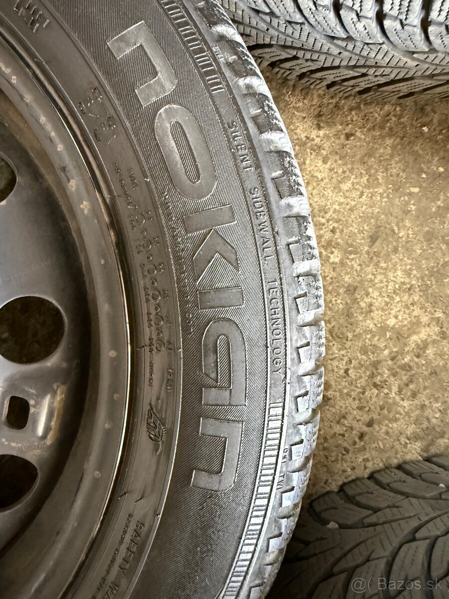 Zimná sada 5x100 185/60r15 fabia dezén 6,83mm - 9