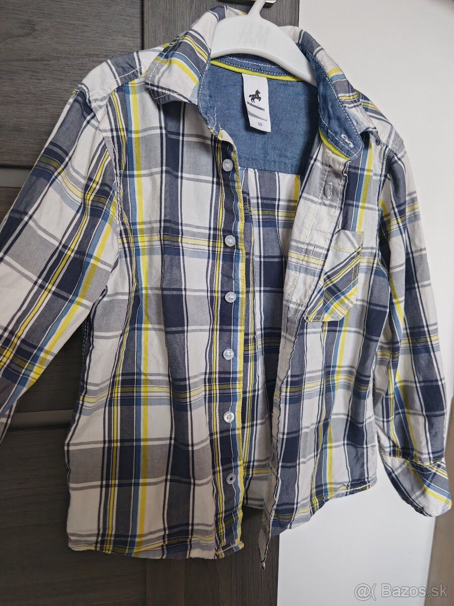 Chlapčenské košele veľkosti 104-122 - 9