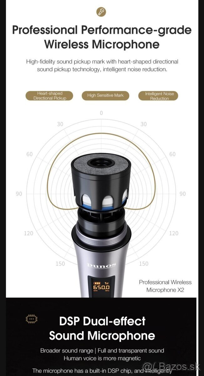 Xiaomi Punos 350w profesionálny reproduktor +2 x mikrofón - 9