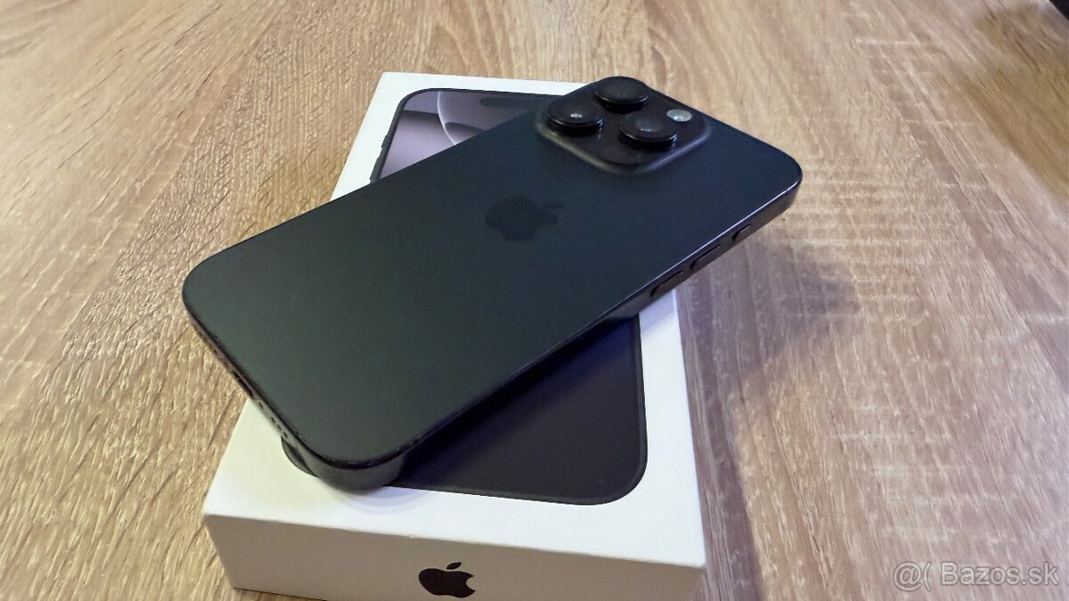 Vymenim iPhone 16 Pro 128gb zaruka o2 + obal, nalepene sklo - 9