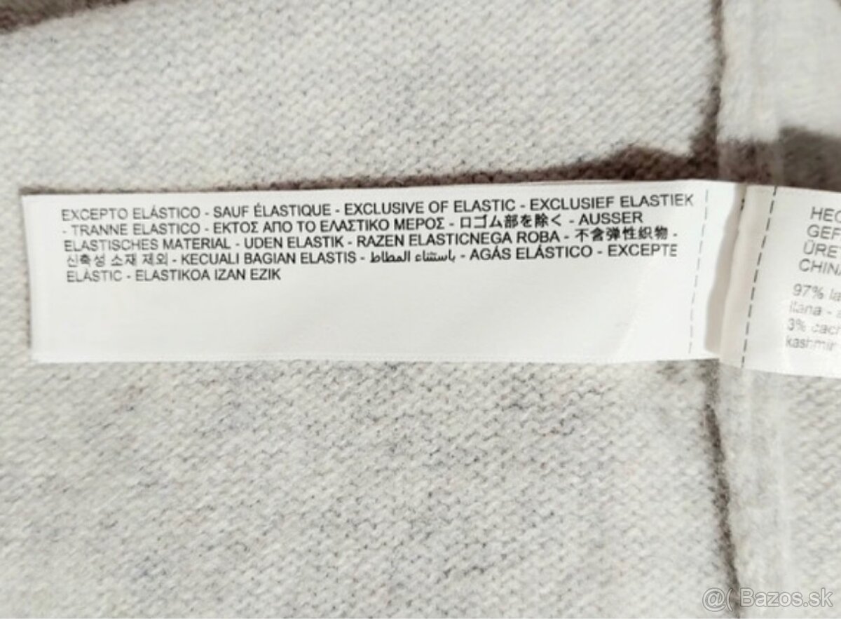 Pánsky sveter Massimo Dutti Wool Cashmere - 9