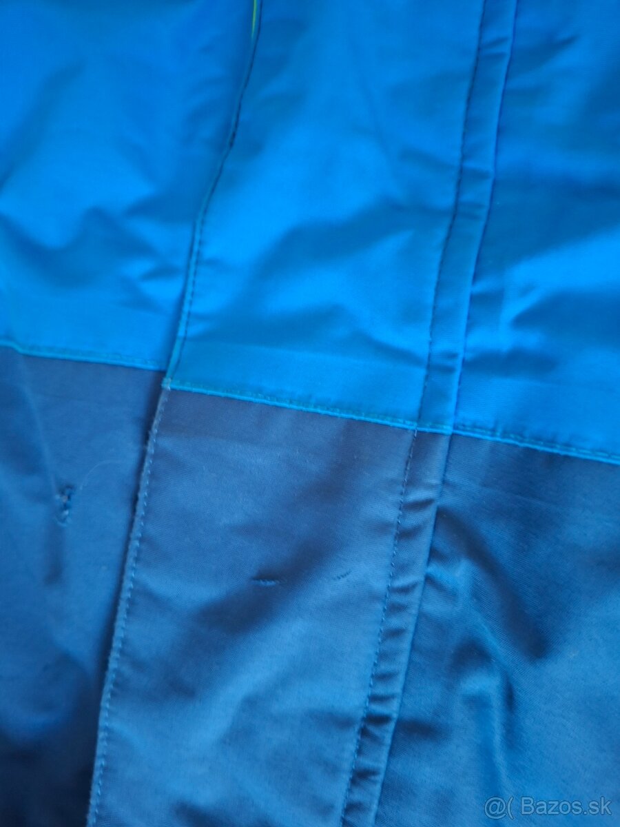 Zeleno modrá zimná bunda s kapuckou - 9