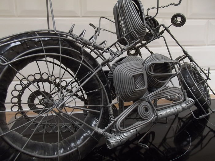 Model motorky - dvojvalcový Chopper - 9